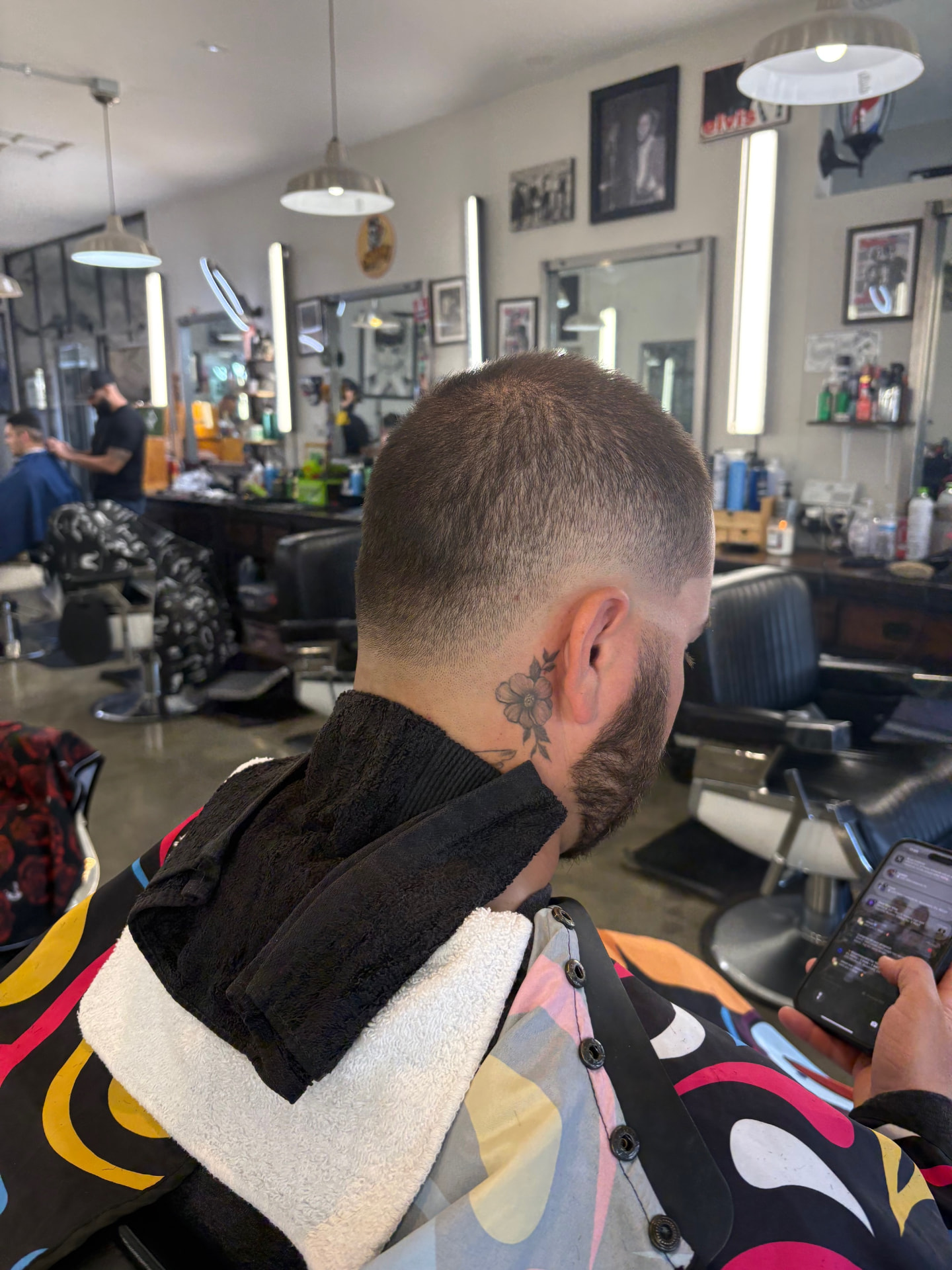 Clean fade and beard trim by Kai