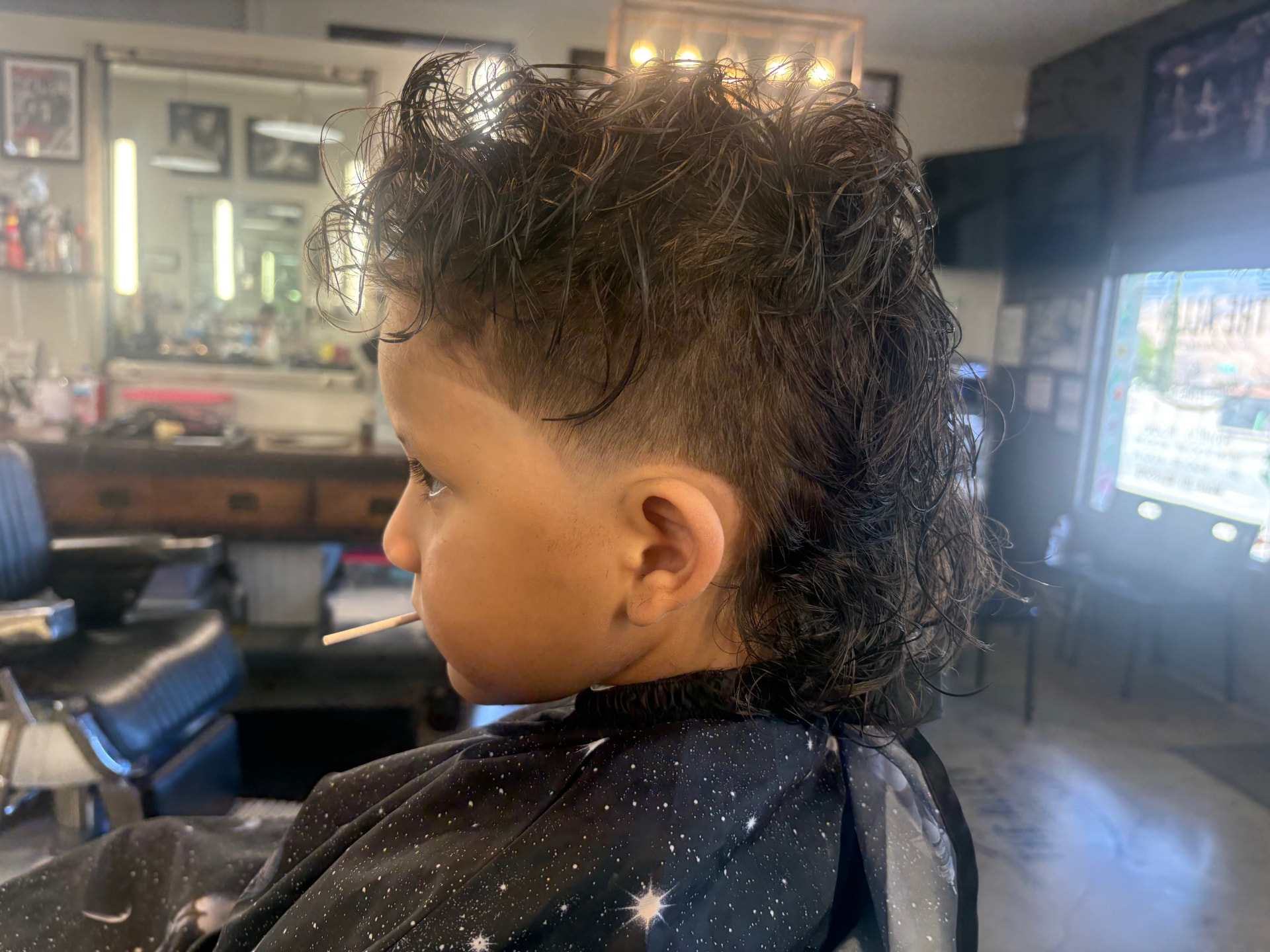 Children's mullet haircut by Kai