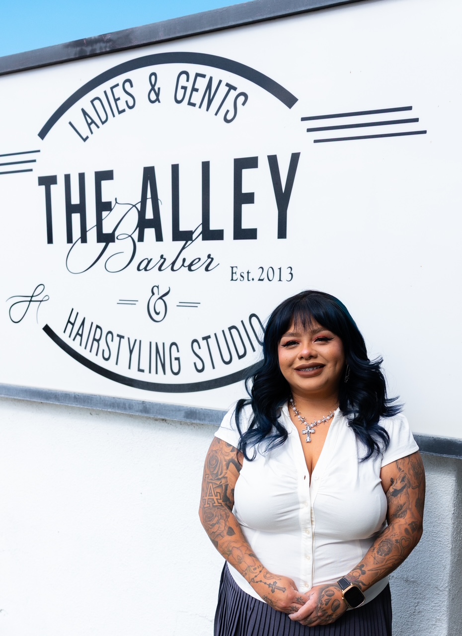Madeline Marie at The Alley Barber & Hairstyling Studio