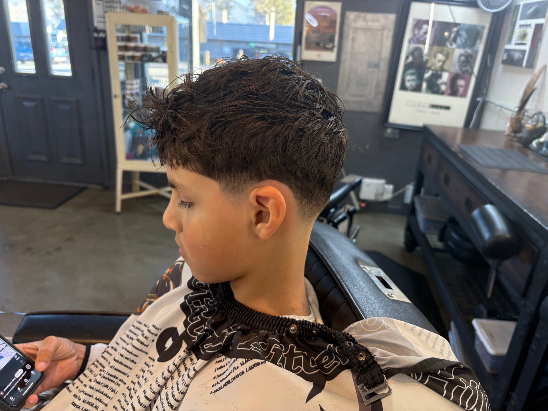 Children's textured crop haircut by Kai